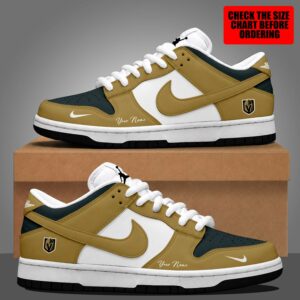 Limited Edition – Customized NHL Vegas Golden Knights Dunk Low Shoes