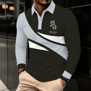 Limited Edition – Customized MLB Chicago White Sox Men’s Long Sleeve Polo Shirt
