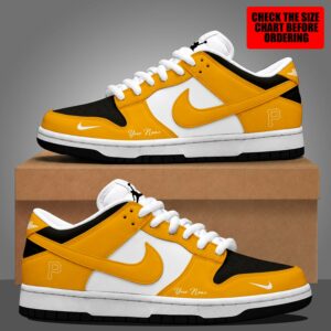 Limited Edition – Customized MLB Pittsburgh Pirates Dunk Low Shoes