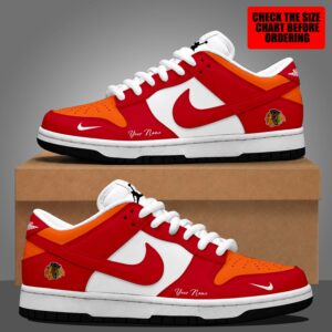Limited Edition – Customized NHL Chicago Blackhawks Dunk Low Shoes