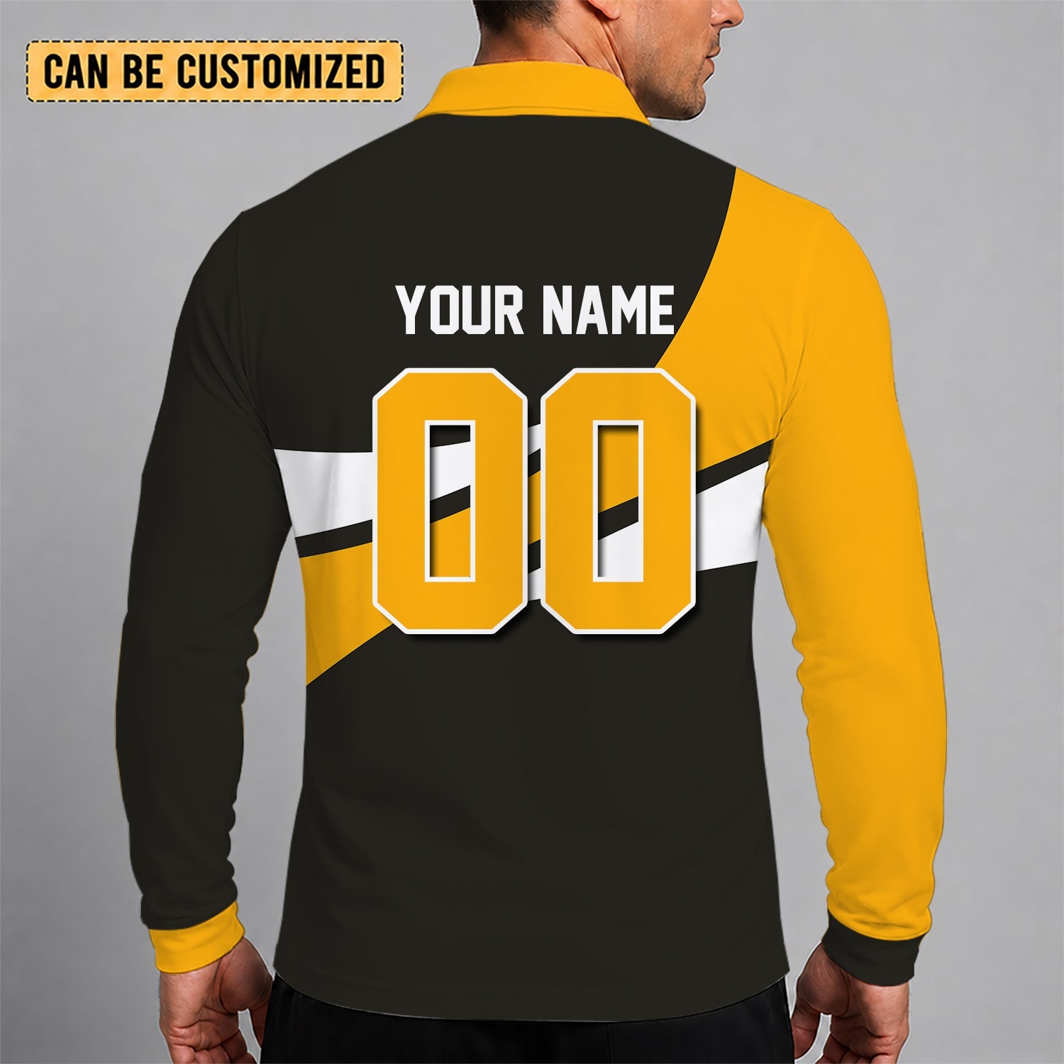 Limited Edition – Customized MLB Pittsburgh Pirates Men’s Long Sleeve Polo Shirt - Image 2