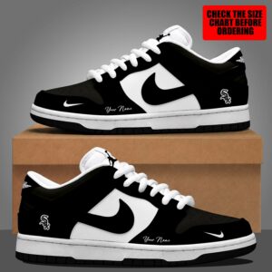 Limited Edition – Customized MLB Chicago White Sox Dunk Low Shoes