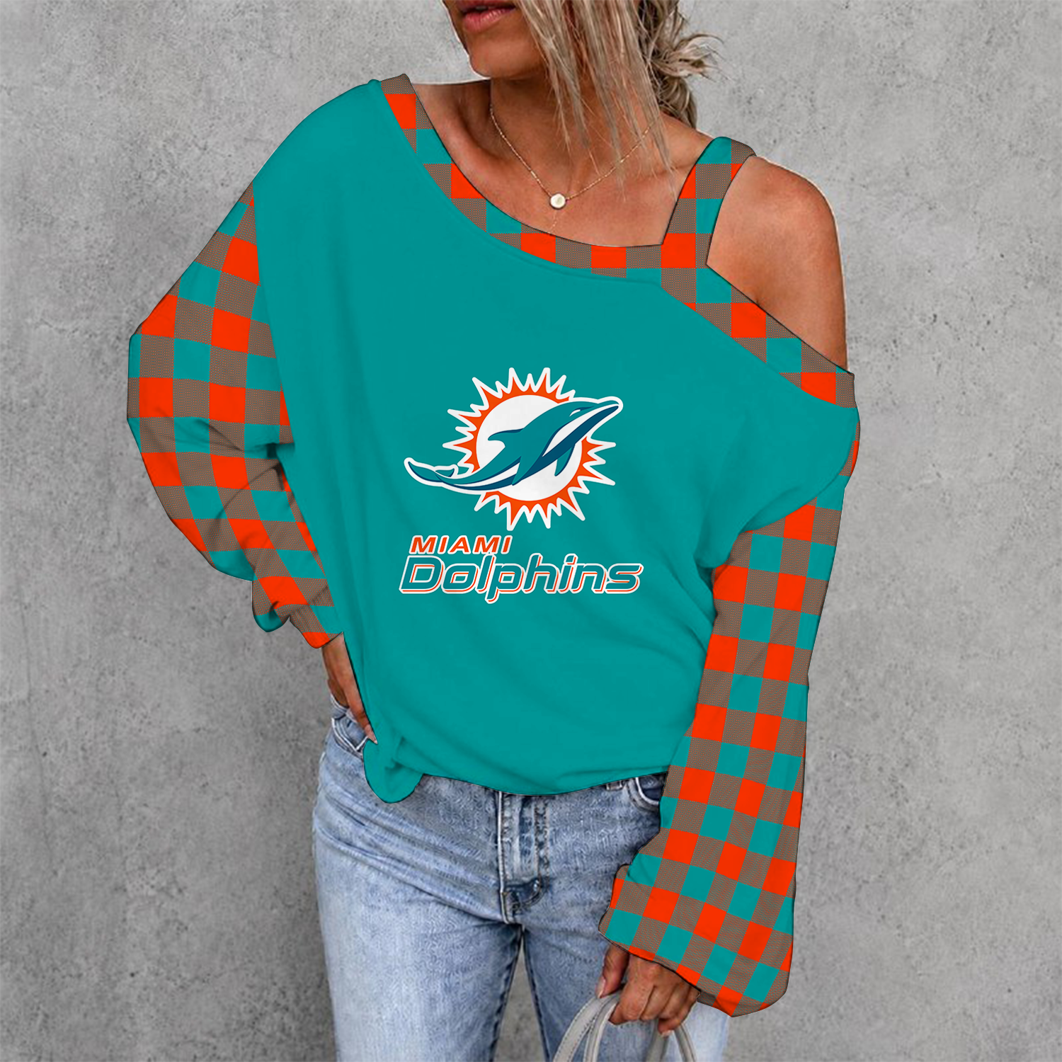 Limited Edition – Customized NFL Miami Dolphins Drop Shoulder Sweatshirt