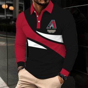Limited Edition – Customized MLB Arizona Diamondbacks Men’s Long Sleeve Polo Shirt