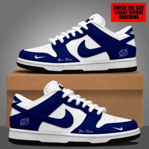 Limited Edition – Customized NHL Tampa Bay Lightning Dunk Low Shoes