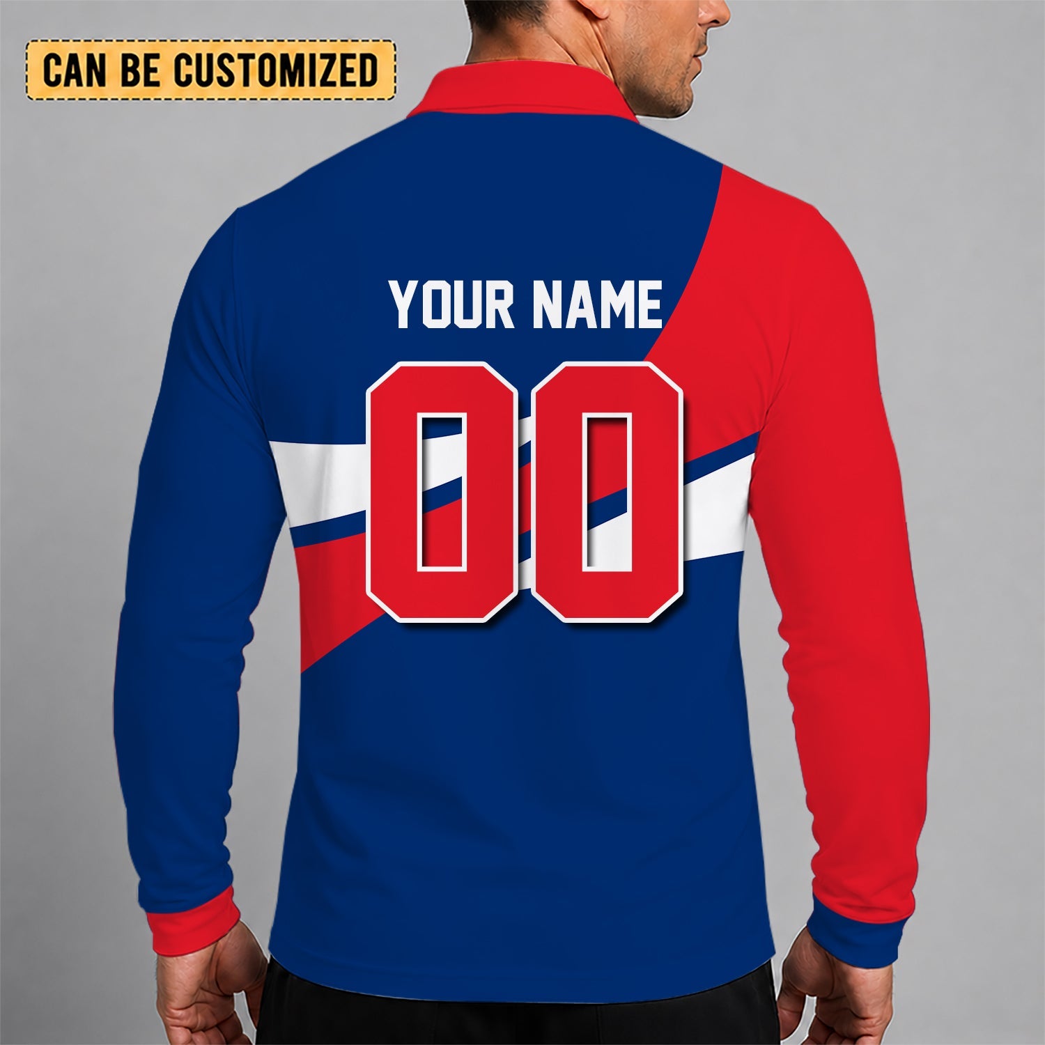 Limited Edition – Customized MLB Philadelphia Phillies Men’s Long Sleeve Polo Shirt - Image 2