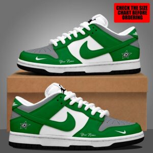 Limited Edition – Customized NHL Dallas Stars Dunk Low Shoes