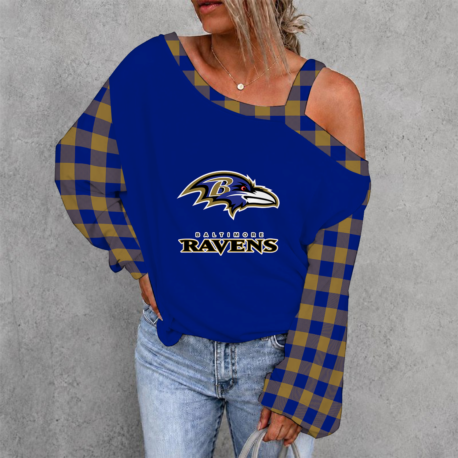Limited Edition – Customized NFL Baltimore Ravens Drop Shoulder Sweatshirt