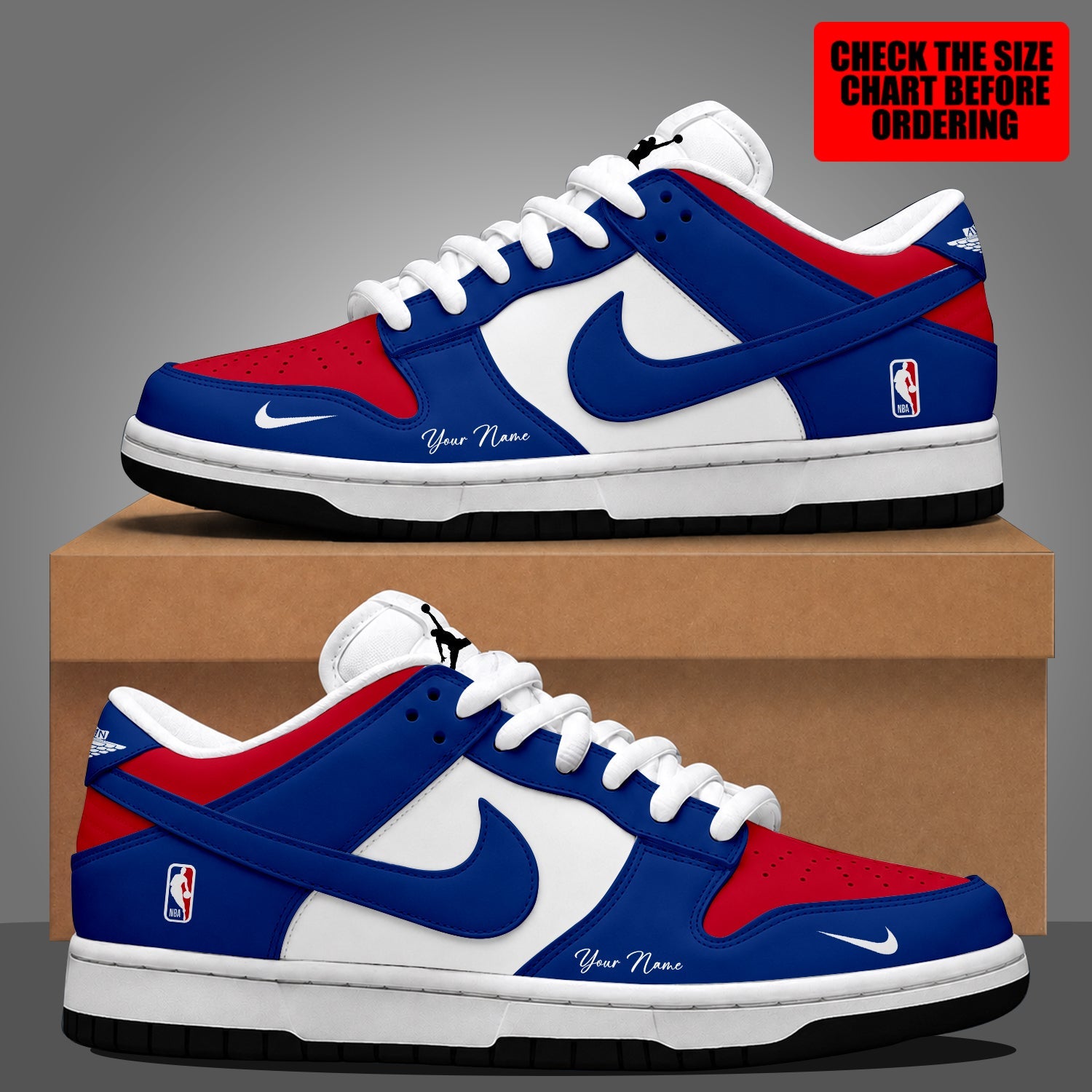 Limited Edition – Customized NBA National Basketball Association Dunk Low Shoes
