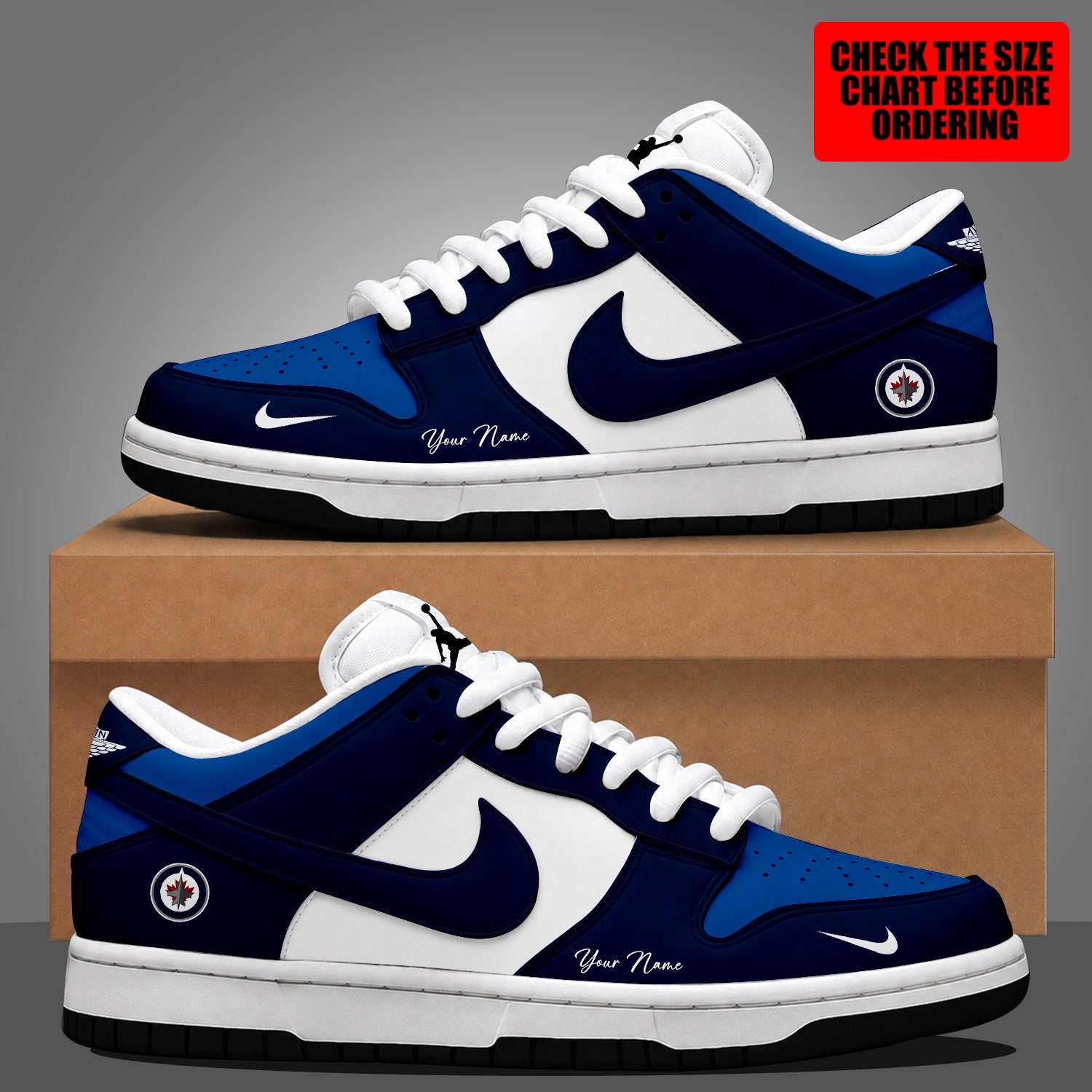 Limited Edition – Customized NHL Seattle Kraken Dunk Low Shoes