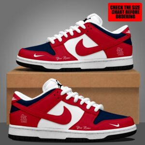 Limited Edition – Customized MLB St. Louis Cardinals Dunk Low Shoes