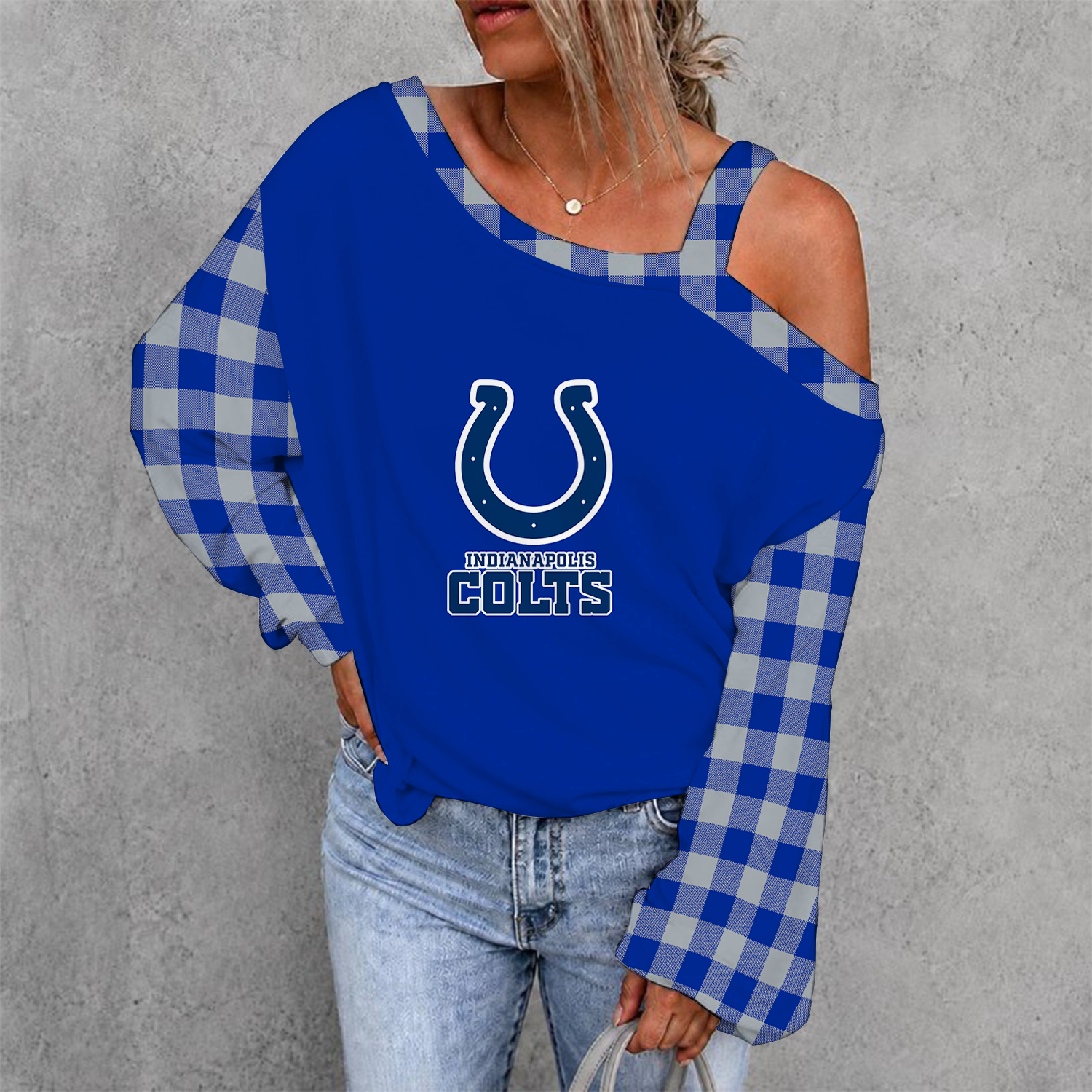 Limited Edition – Customized NFL Indianapolis Colts Drop Shoulder Sweatshirt