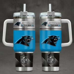 Limited Edition – Customized NFL Carolina Panthers Tumbler Cup