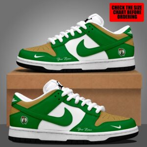 Limited Edition – Customized NBA Boston Celtics Dunk Low Shoes