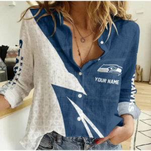 Limited Edition – Customized NFL Seattle Seahawks Women Casual Shirt