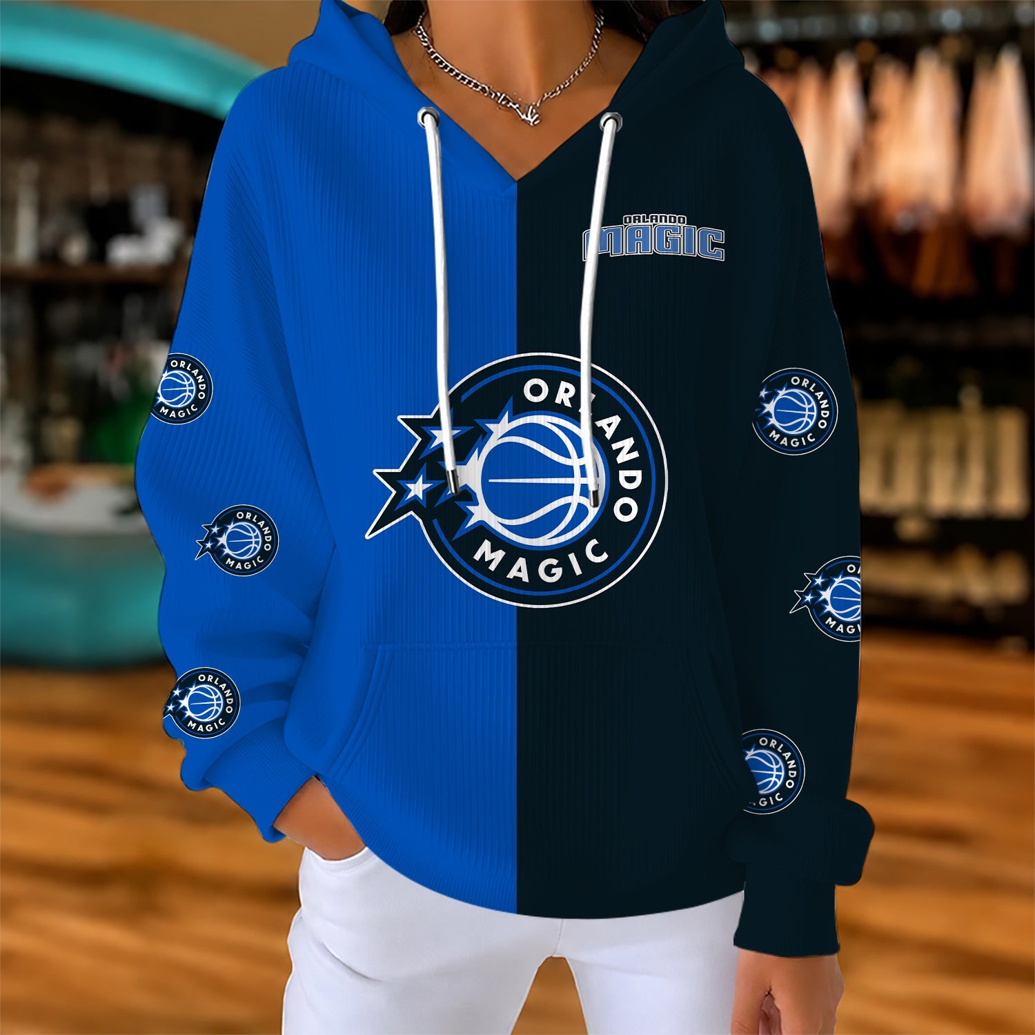 Limited Edition – Customized NBA Orlando Magic Ribbed Hoodie & Sweatshirt