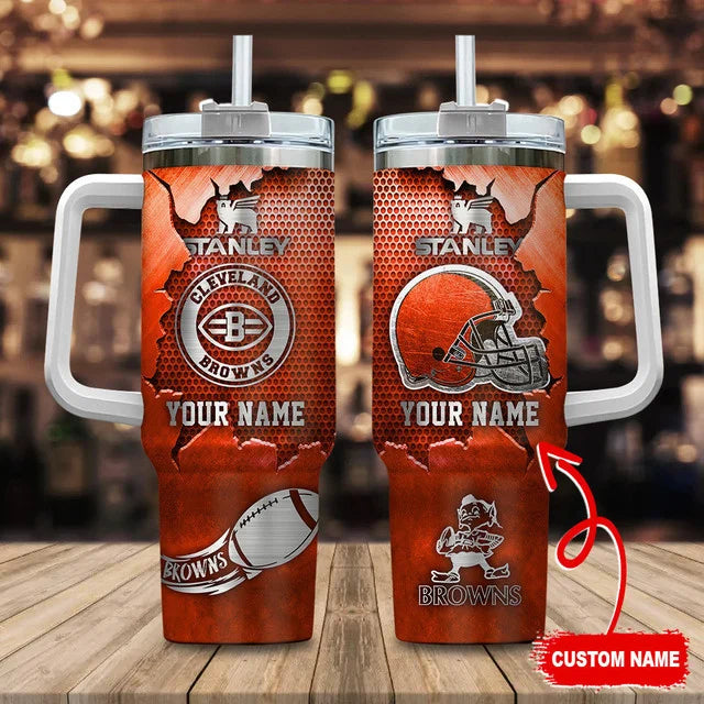 Limited Edition – Customized NFL Cleveland Browns Tumbler Cup