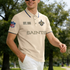 Limited Edition – Customized NFL New Orleans Saints Polo Shirt