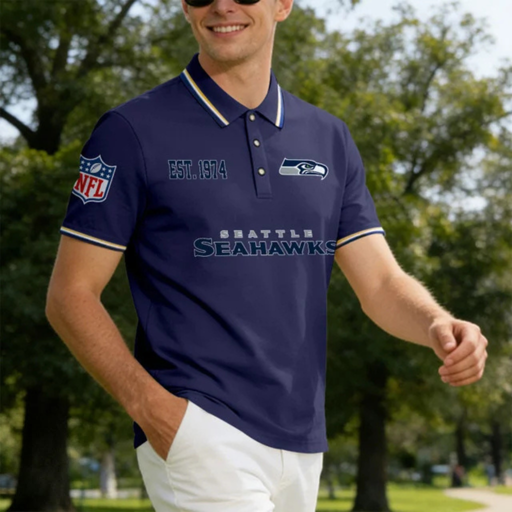 Limited Edition – Customized NFL Seattle Seahawks Polo Shirt