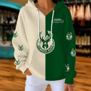 Limited Edition – Customized NBA Milwaukee Bucks Ribbed Hoodie & Sweatshirt