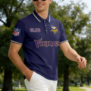 Limited Edition – Customized NFL Minnesota Vikings Polo Shirt