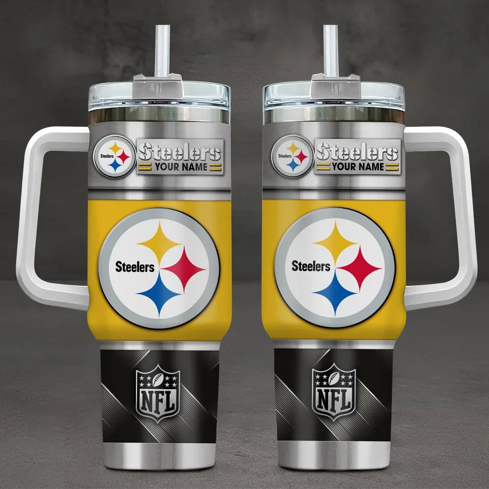 Limited Edition – Customized NFL Pittsburgh Steelers Tumbler Cup