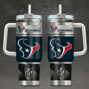 Limited Edition – Customized NFL Houston Texans Tumbler Cup