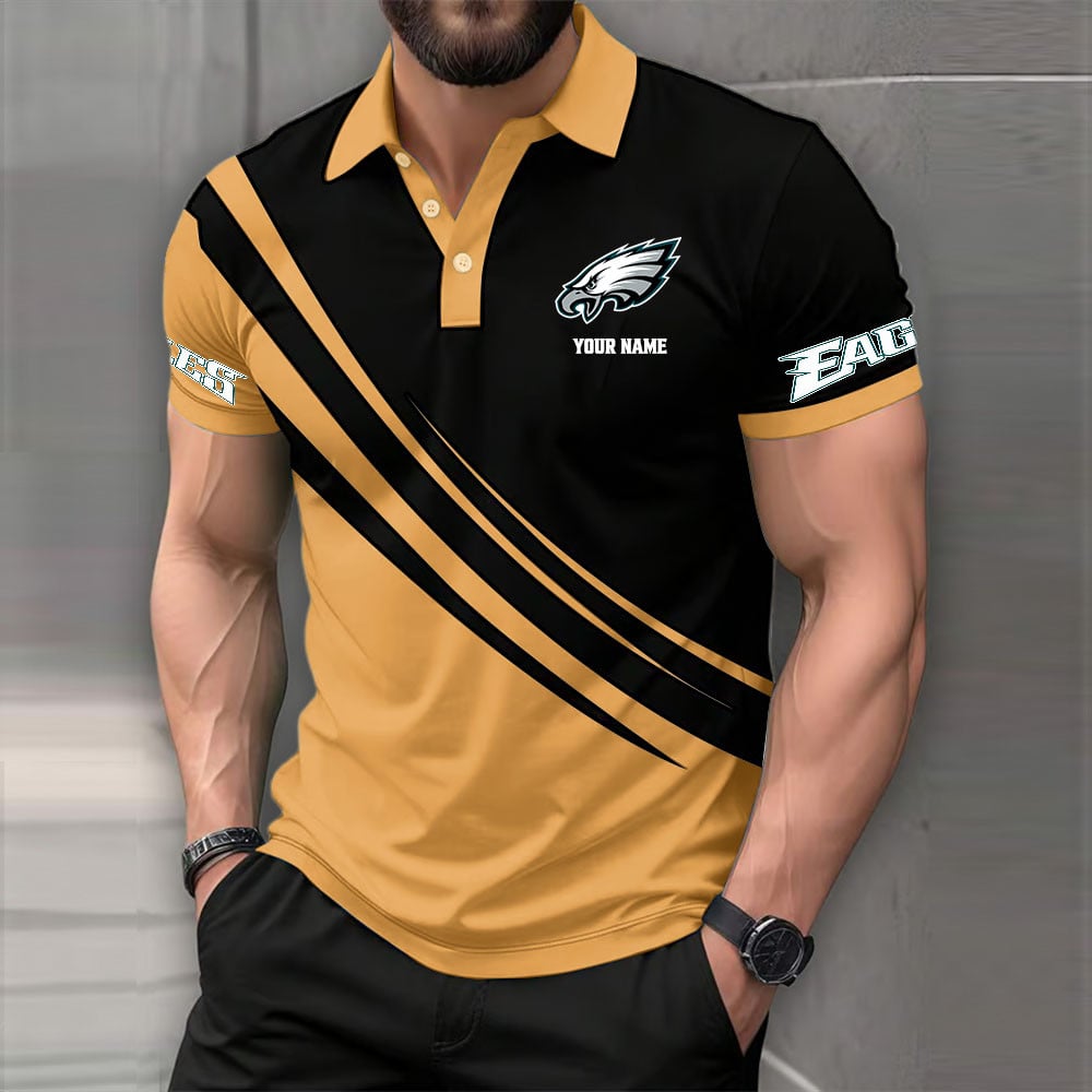 Limited Edition – Customized NFL Philadelphia Eagles Polo Shirt - Image 6