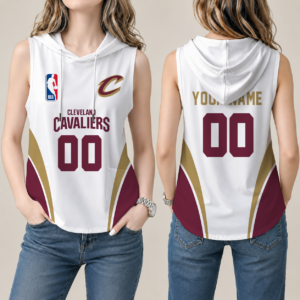 Limited Edition – Customized NBA Cleveland Cavaliers Women’s Sleeveless Hooded Pocket Tank Top