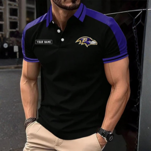 Limited Edition – Customized NFL Baltimore Ravens Polo Shirt