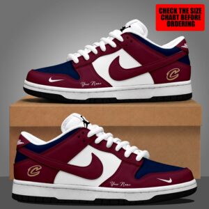 Limited Edition – Customized NBA Cleveland Cavaliers Dunk Low Shoes