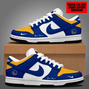 Limited Edition – Customized NBA Golden State Warriors Dunk Low Shoes