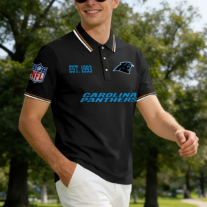 Limited Edition – Customized NFL Carolina Panthers Polo Shirt