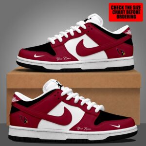 Limited Edition – Customized NFL Arizona Cardinals Dunk Low Shoes