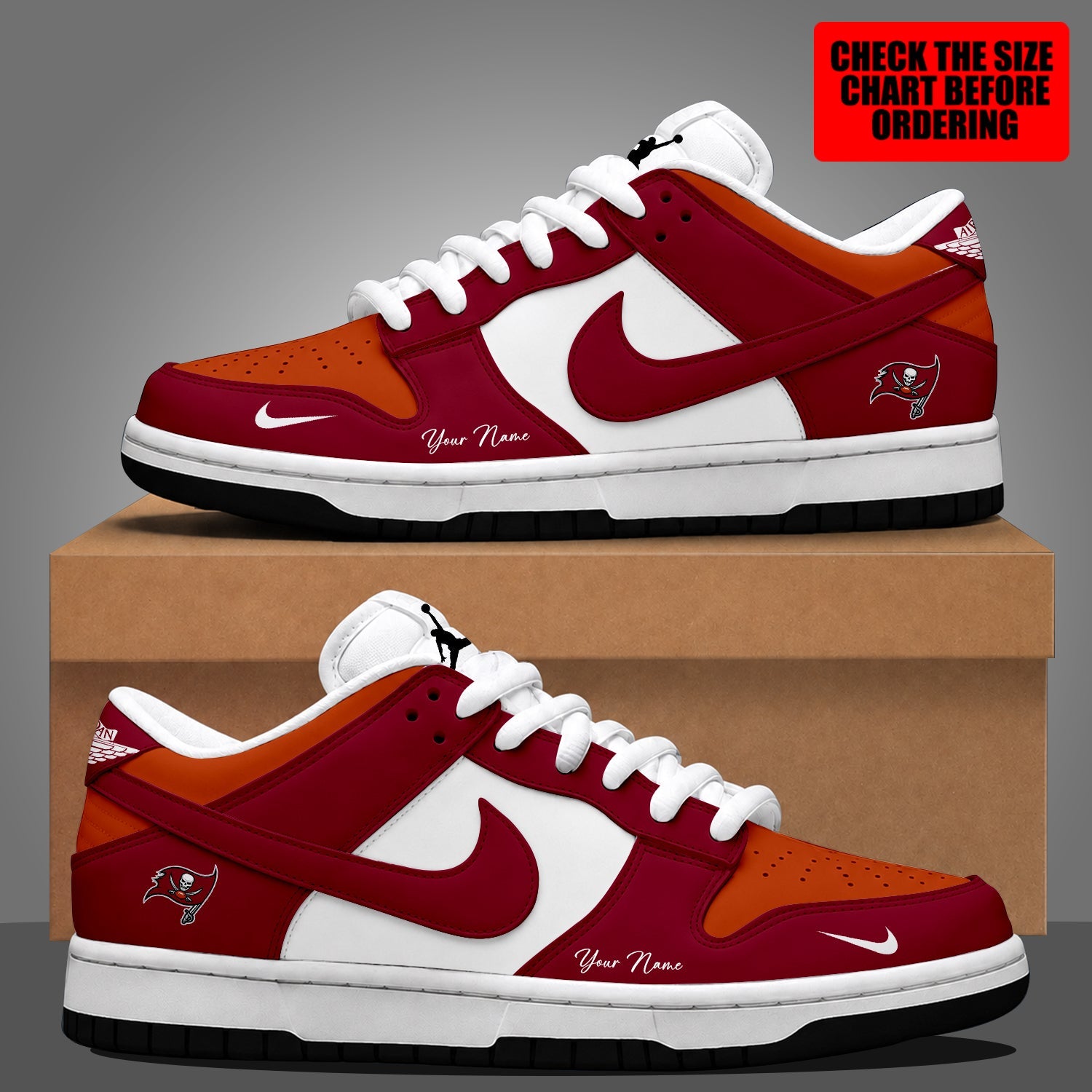 Limited Edition – Customized NFL Tampa Bay Buccaneers Dunk Low Shoes