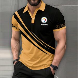 Limited Edition – Customized NFL Pittsburgh Steelers Polo Shirt