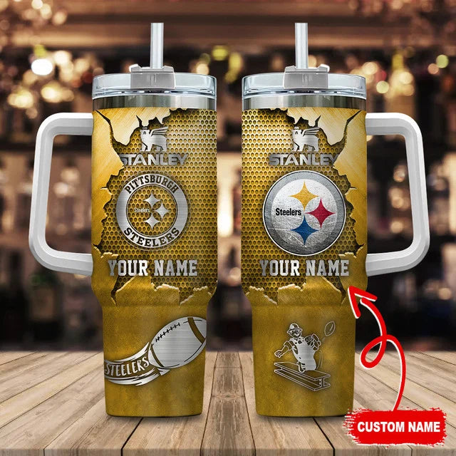 Limited Edition – Customized NFL Pittsburgh Steelers Tumbler Cup