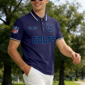 Limited Edition – Customized NFL Indianapolis Colts Polo Shirt