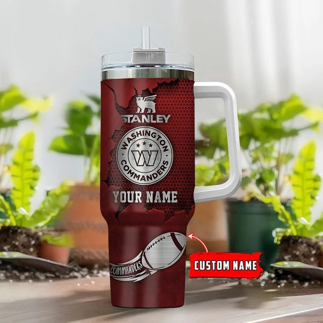 Limited Edition – Customized NFL Washington Commanders Tumbler Cup - Image 2