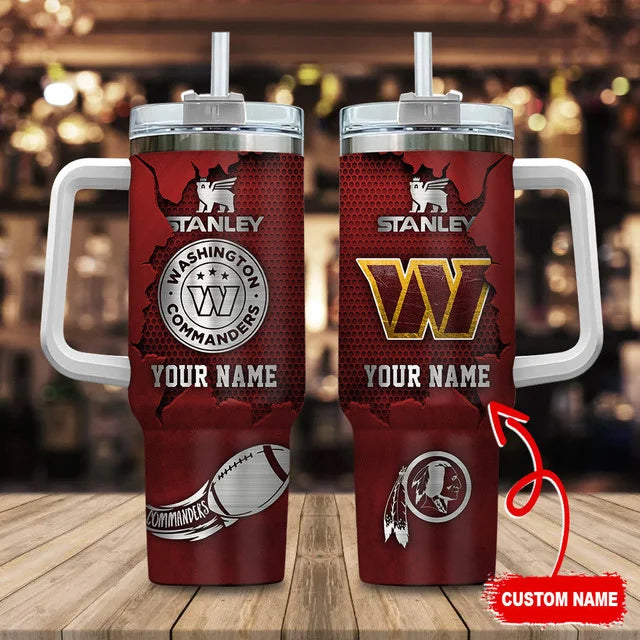 Limited Edition – Customized NFL Washington Commanders Tumbler Cup