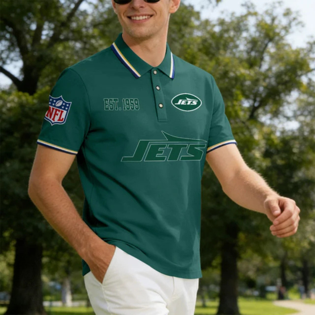 Limited Edition – Customized NFL New York Jets Polo Shirt