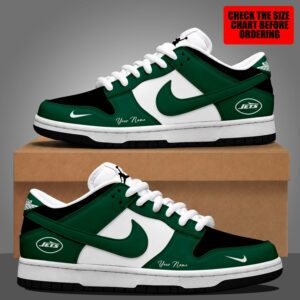 Limited Edition – Customized NFL New York Jets Dunk Low Shoes