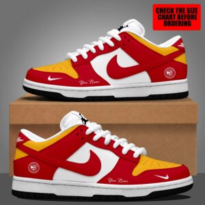 Limited Edition – Customized NBA Atlanta Hawks Dunk Low Shoes