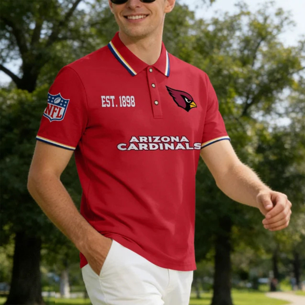 Limited Edition – Customized NFL Arizona Cardinals Polo Shirt