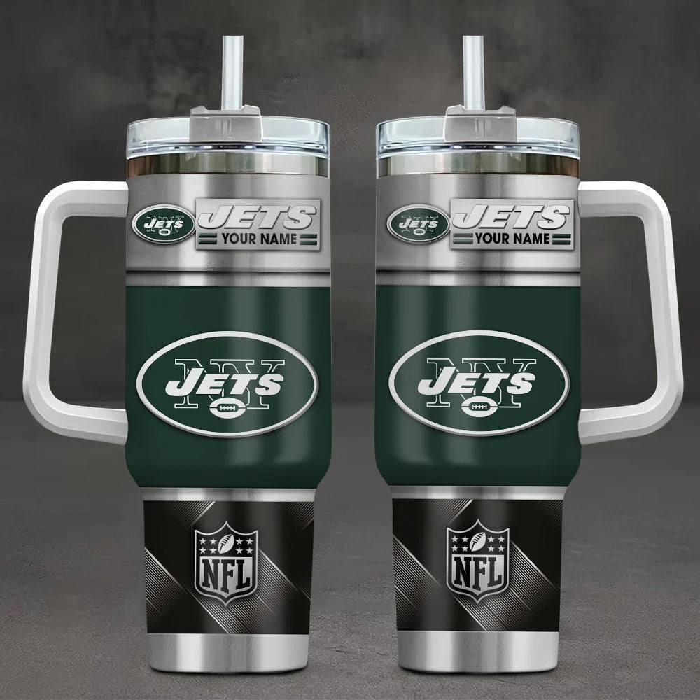 Limited Edition – Customized NFL New York Jets Tumbler Cup