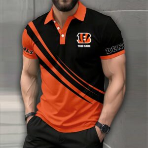 Limited Edition – Customized NFL Cincinnati Bengals Polo Shirt