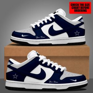 Limited Edition – Customized NFL Dallas Cowboys Dunk Low Shoes