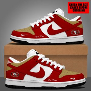 Limited Edition – Customized NFL San Francisco 49Ers Dunk Low Shoes