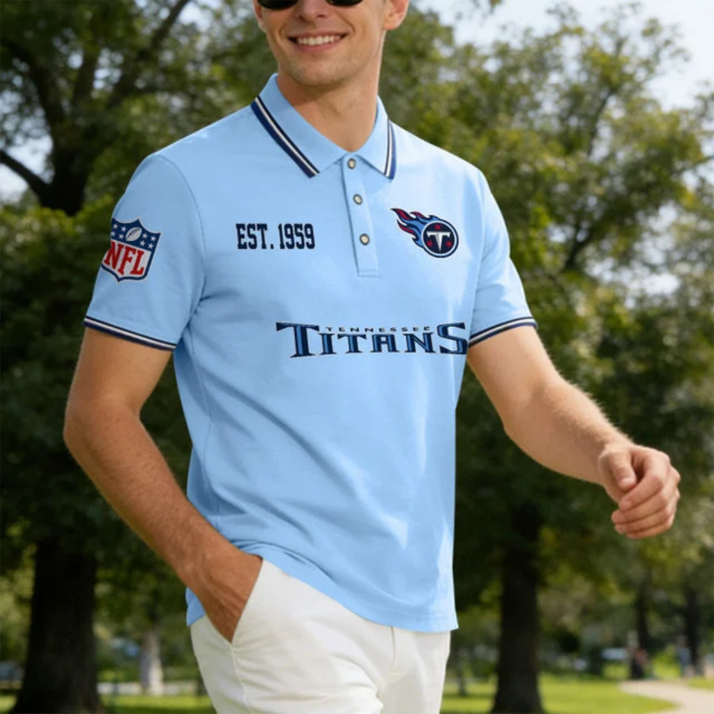 Limited Edition – Customized NFL Tennessee Titans Polo Shirt