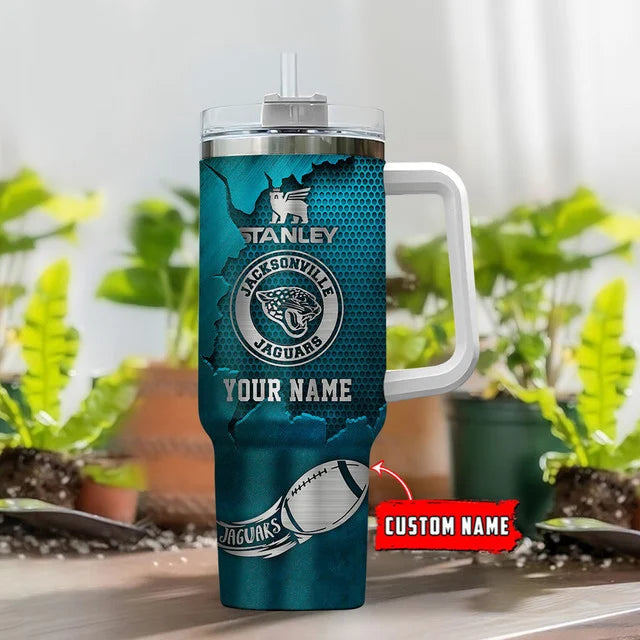 Limited Edition – Customized NFL Jacksonville Jaguars Tumbler Cup - Image 2